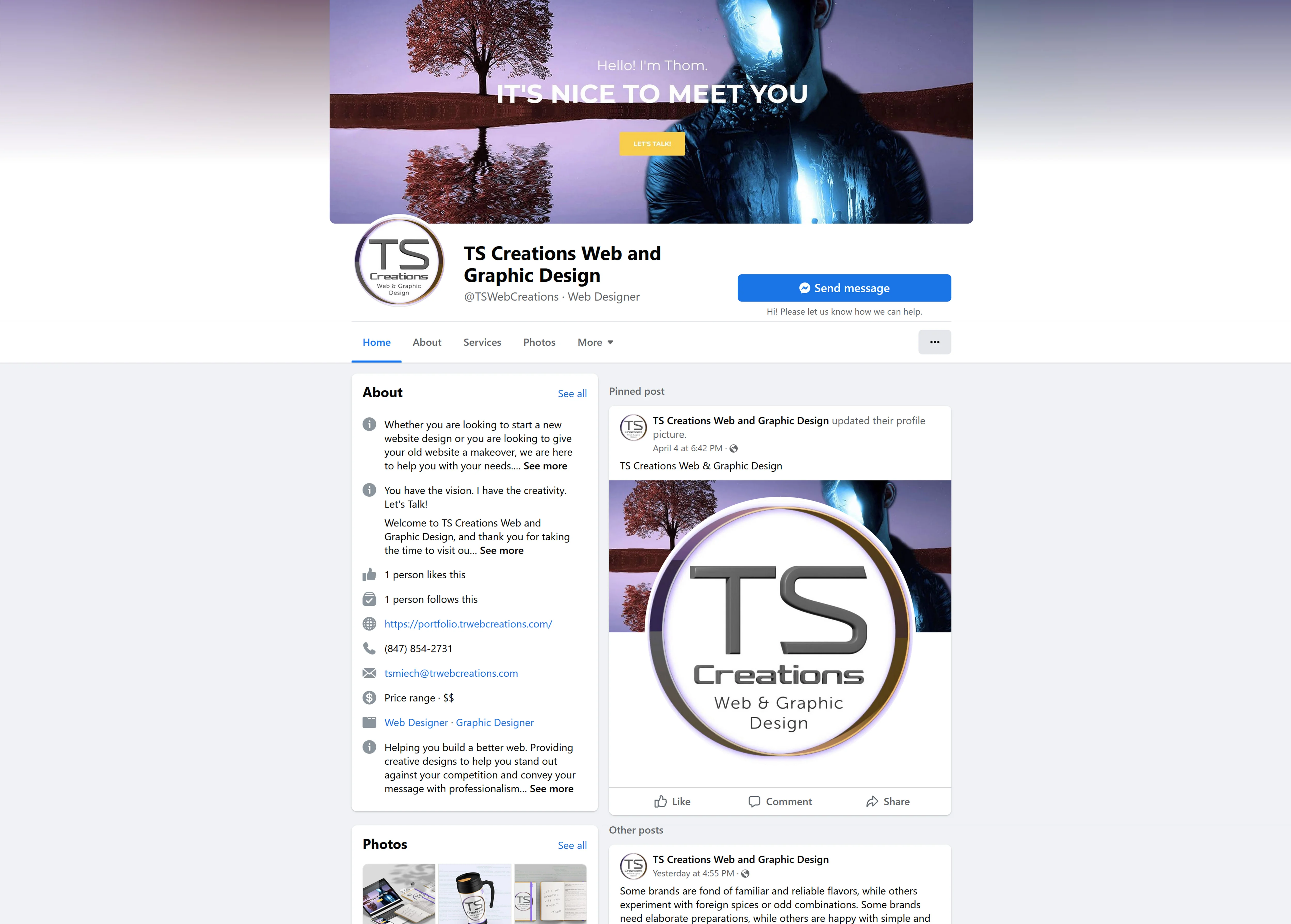 TS Creations Facebook