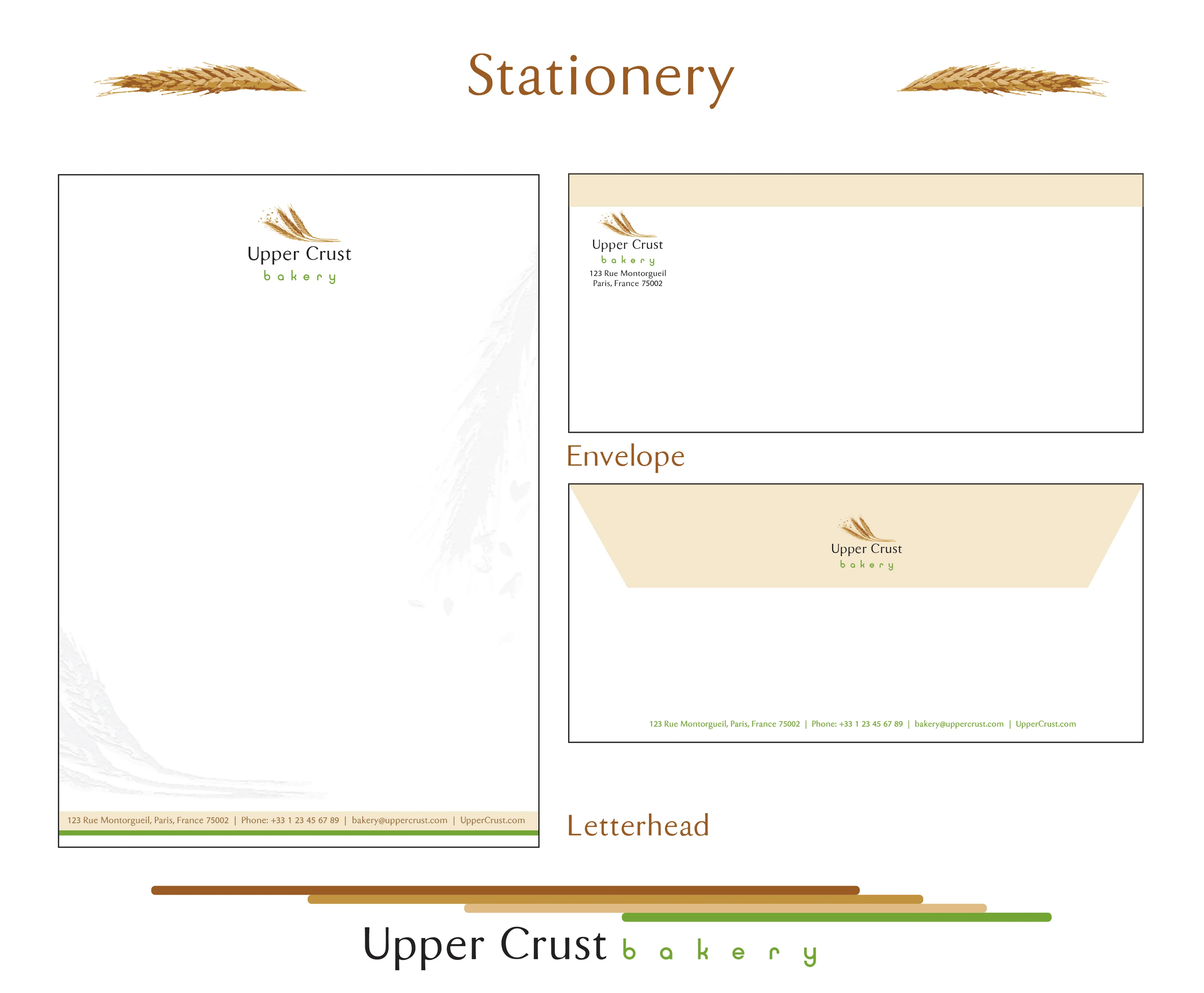 Upper Crust Bakery Branding Style Guide